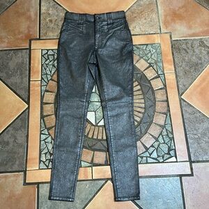 Inc Denim Silver Metallic Jeans